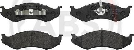 A.B.S. P37004 - Тормозные колодки, дисковые, комплект autospares.lv