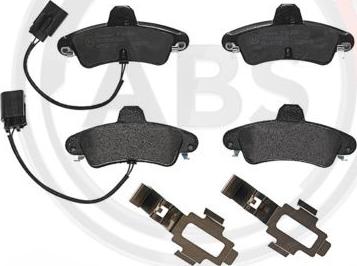 A.B.S. P24038 - Тормозные колодки, дисковые, комплект autospares.lv