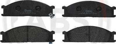 A.B.S. P24026 - Тормозные колодки, дисковые, комплект autospares.lv