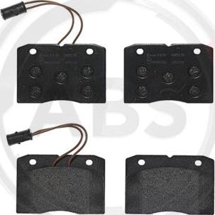 A.B.S. PA6009 - Тормозные колодки, дисковые, комплект autospares.lv