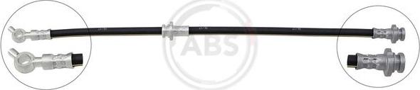 A.B.S. SL 3892 - Тормозной шланг autospares.lv