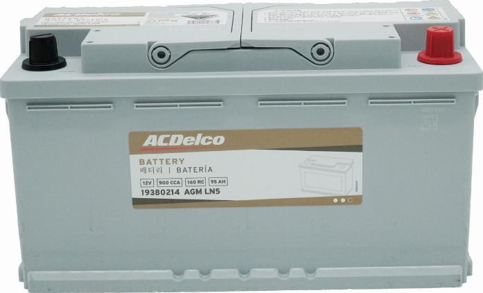 ACDelco 19380214 - Стартерная аккумуляторная батарея, АКБ autospares.lv