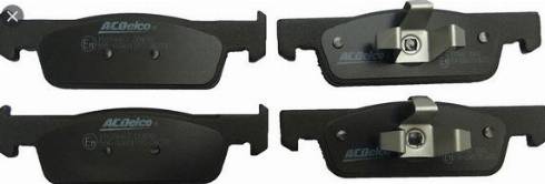 ACDelco 19374467 - Тормозные колодки, дисковые, комплект autospares.lv