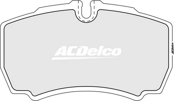 ACDelco ACD1955 - Тормозные колодки, дисковые, комплект autospares.lv