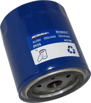 ACDelco PF 24 - Масляный фильтр autospares.lv