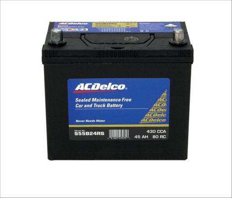 ACDelco S55B24RS - Стартерная аккумуляторная батарея, АКБ autospares.lv