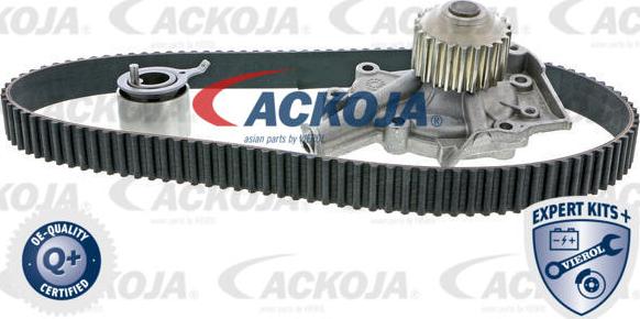 ACKOJA A51-0201W - Водяной насос + комплект зубчатого ремня ГРМ autospares.lv