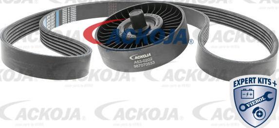 ACKOJA A53-0202 - Поликлиновый ременный комплект autospares.lv
