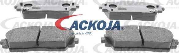 ACKOJA A53-2101 - Тормозные колодки, дисковые, комплект autospares.lv