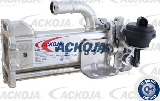 ACKOJA A52-63-0037 - Радиатор, рециркуляция ОГ autospares.lv