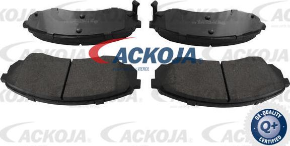 ACKOJA A52-0143 - Тормозные колодки, дисковые, комплект autospares.lv