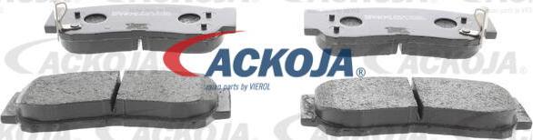 ACKOJA A52-2104 - Тормозные колодки, дисковые, комплект autospares.lv