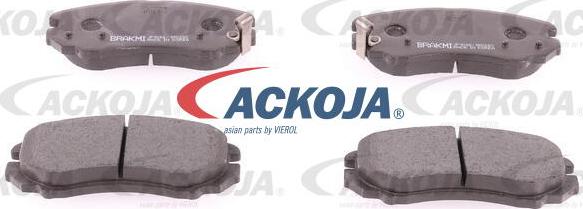 ACKOJA A52-2108 - Тормозные колодки, дисковые, комплект autospares.lv