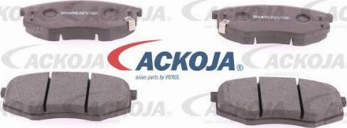 ACKOJA A52-2118 - Тормозные колодки, дисковые, комплект autospares.lv