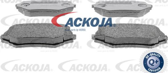 ACKOJA A64-0018 - Тормозные колодки, дисковые, комплект autospares.lv