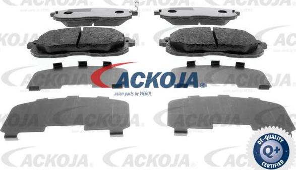 ACKOJA A64-0013 - Тормозные колодки, дисковые, комплект autospares.lv