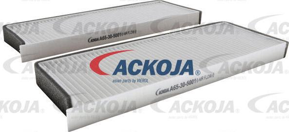 ACKOJA A65-30-5001 - Фильтр воздуха в салоне autospares.lv