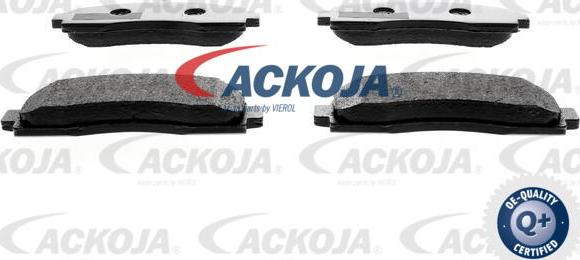 ACKOJA A38-0049 - Тормозные колодки, дисковые, комплект autospares.lv