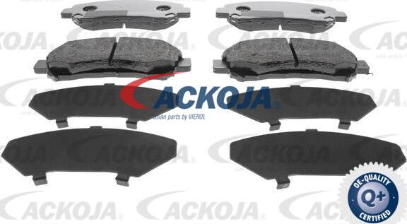 ACKOJA A38-0036 - Тормозные колодки, дисковые, комплект autospares.lv