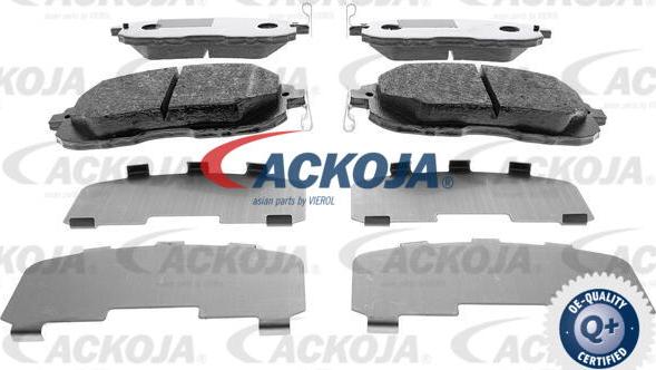 ACKOJA A38-0131 - Тормозные колодки, дисковые, комплект autospares.lv