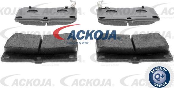 ACKOJA A32-0041 - Тормозные колодки, дисковые, комплект autospares.lv