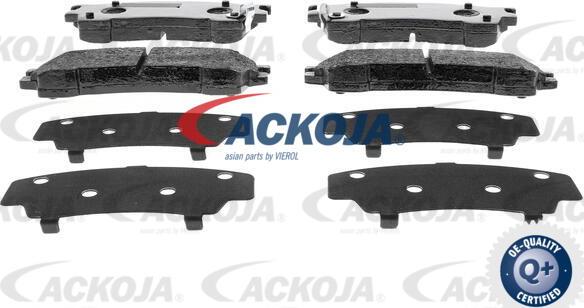 ACKOJA A32-0043 - Тормозные колодки, дисковые, комплект autospares.lv