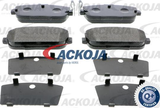 ACKOJA A32-0067 - Тормозные колодки, дисковые, комплект autospares.lv