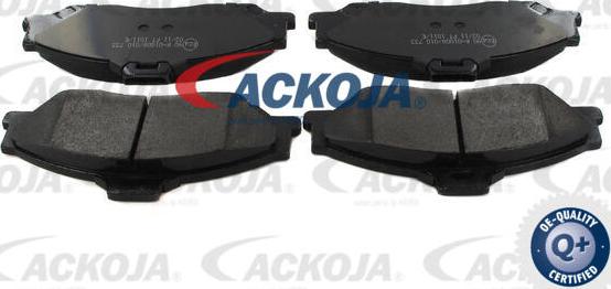 ACKOJA A32-0028 - Тормозные колодки, дисковые, комплект autospares.lv