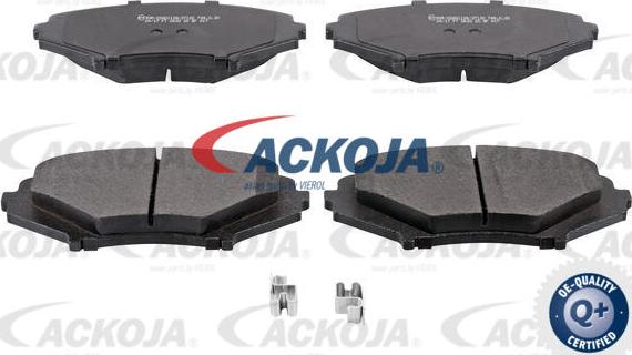 ACKOJA A32-0155 - Тормозные колодки, дисковые, комплект autospares.lv