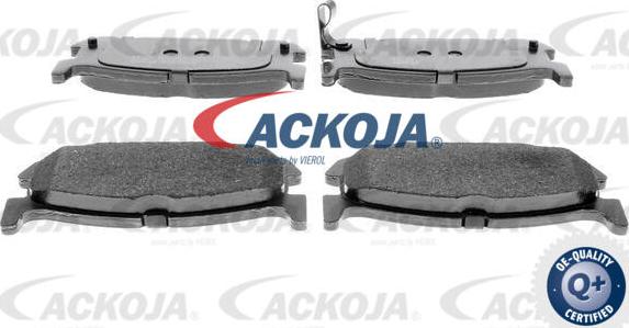 ACKOJA A32-0130 - Тормозные колодки, дисковые, комплект autospares.lv