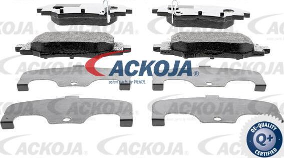 ACKOJA A32-0240 - Тормозные колодки, дисковые, комплект autospares.lv