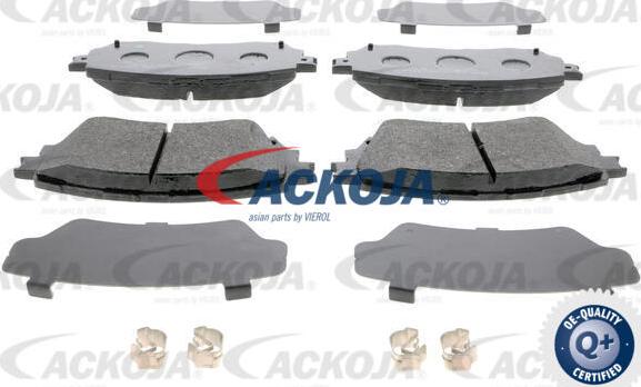 ACKOJA A32-0242 - Тормозные колодки, дисковые, комплект autospares.lv