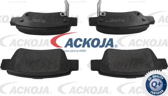 ACKOJA A26-0093 - Тормозные колодки, дисковые, комплект autospares.lv