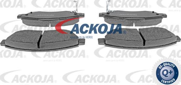 ACKOJA A26-0092 - Тормозные колодки, дисковые, комплект autospares.lv