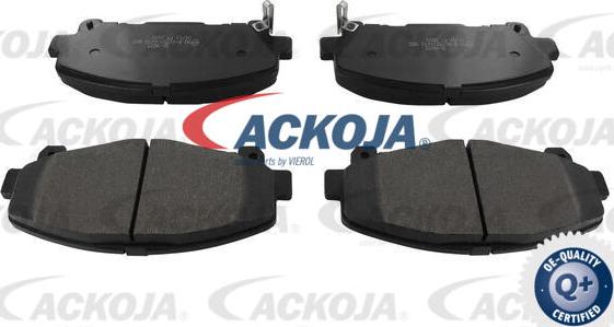 ACKOJA A26-0035 - Тормозные колодки, дисковые, комплект autospares.lv