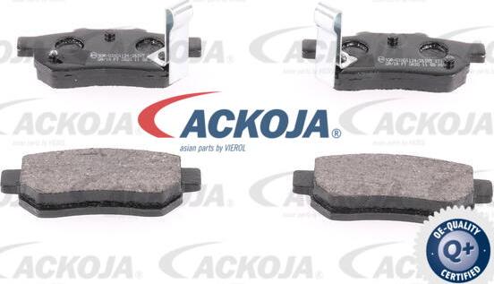 ACKOJA A26-0024 - Тормозные колодки, дисковые, комплект autospares.lv