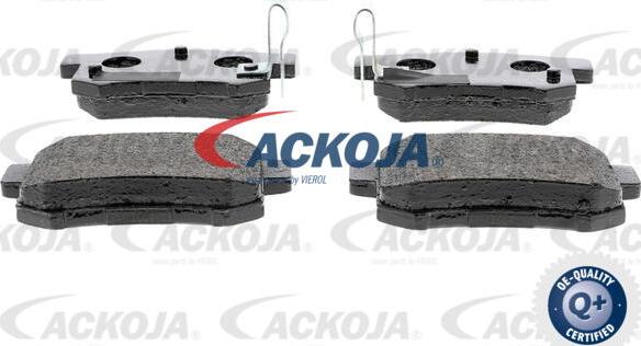 ACKOJA A26-0021 - Тормозные колодки, дисковые, комплект autospares.lv