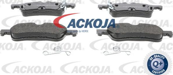 ACKOJA A26-0244 - Тормозные колодки, дисковые, комплект autospares.lv