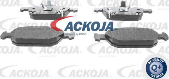 ACKOJA A26-0246 - Тормозные колодки, дисковые, комплект autospares.lv