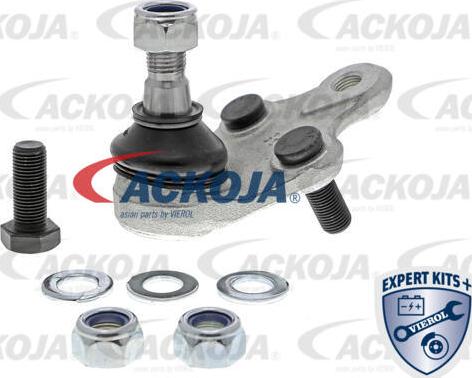 ACKOJA A70-9502 - Шаровая опора, несущий / направляющий шарнир autospares.lv