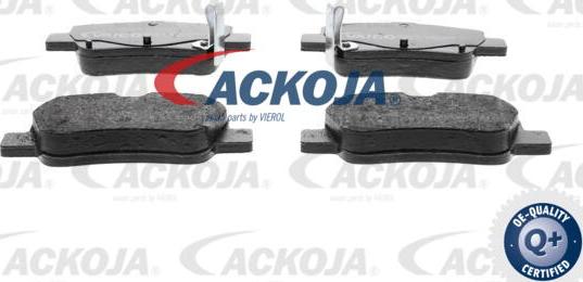 ACKOJA A70-0090 - Тормозные колодки, дисковые, комплект autospares.lv