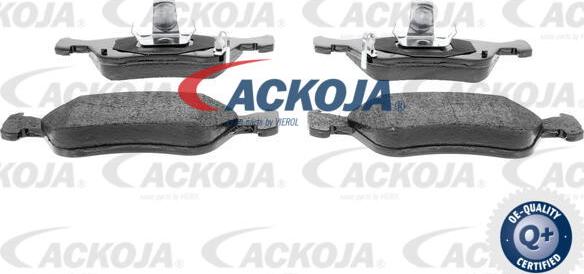 ACKOJA A70-0049 - Тормозные колодки, дисковые, комплект autospares.lv