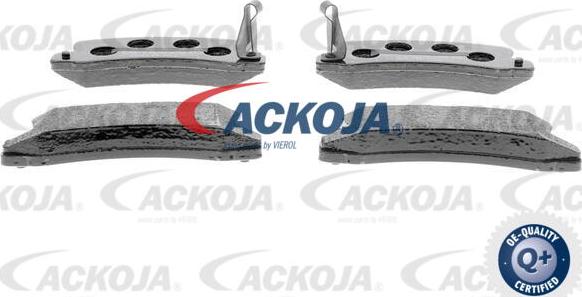 ACKOJA A70-0051 - Тормозные колодки, дисковые, комплект autospares.lv
