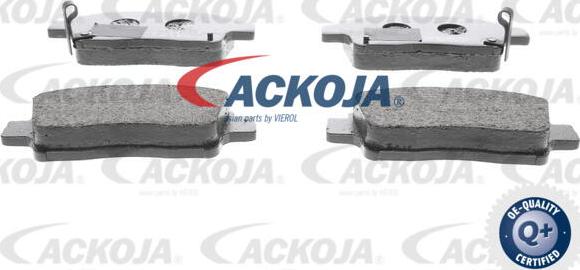 ACKOJA A70-0085 - Тормозные колодки, дисковые, комплект autospares.lv