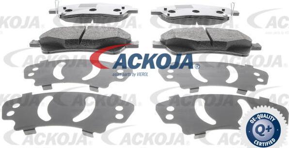 ACKOJA A70-0087 - Тормозные колодки, дисковые, комплект autospares.lv