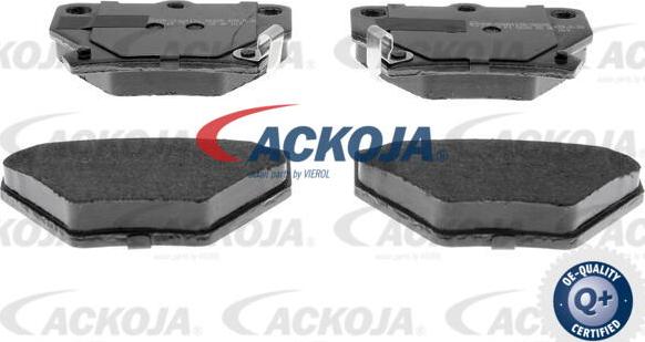 ACKOJA A70-0034 - Тормозные колодки, дисковые, комплект autospares.lv