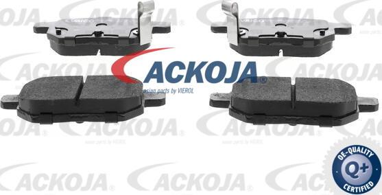 ACKOJA A70-0038 - Тормозные колодки, дисковые, комплект autospares.lv