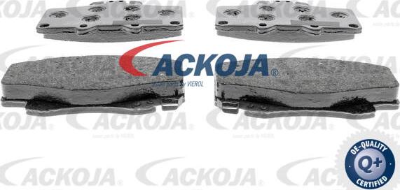 ACKOJA A70-0187 - Тормозные колодки, дисковые, комплект autospares.lv