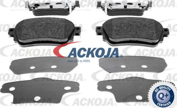 ACKOJAP A38-0319 - Тормозные колодки, дисковые, комплект autospares.lv