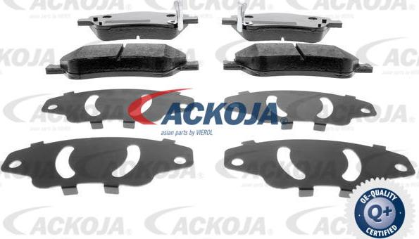 ACKOJAP A70-0055 - Тормозные колодки, дисковые, комплект autospares.lv